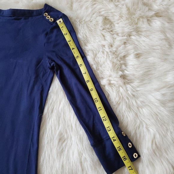 Lilly Pulitzer Sophie UPF 50+ Dress in True Navy Size XXS - Picture 10 of 15